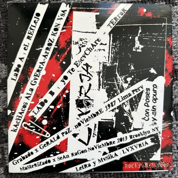 LUXURIA Con Poses Y Sin Apuros (Rock SVB Discos – USA original) (EX) 7"