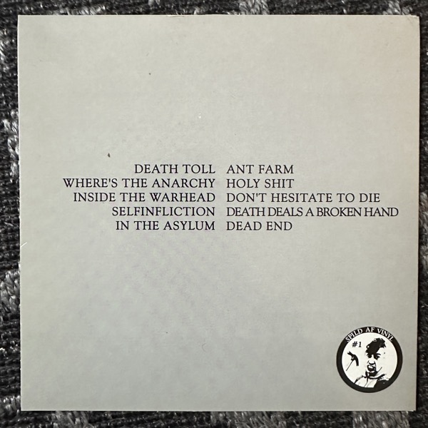 DEATH TOKEN Funeral Music For K-Town Hardcore (Spild Af Vinyl – Denmark original) (EX) 7"