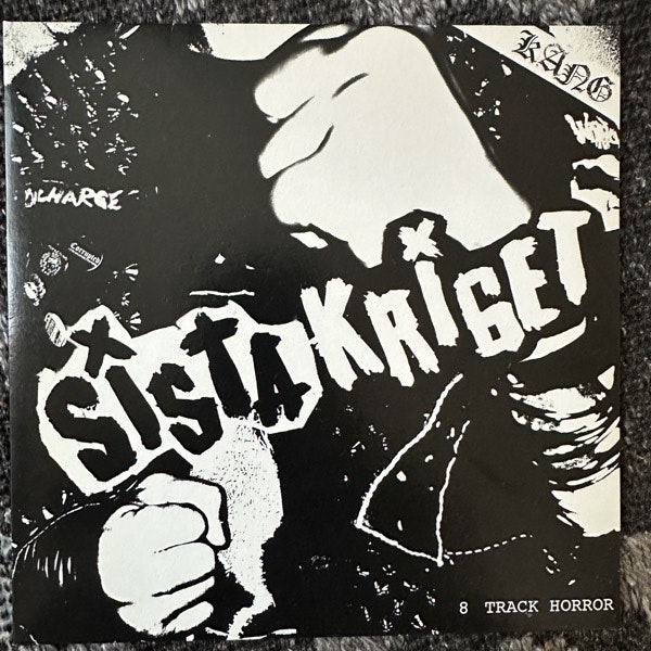 SISTA KRIGET 8 Track Horror (Pink vinyl) (D-Takt & Råpunk - Sweden original) (EX) 7"
