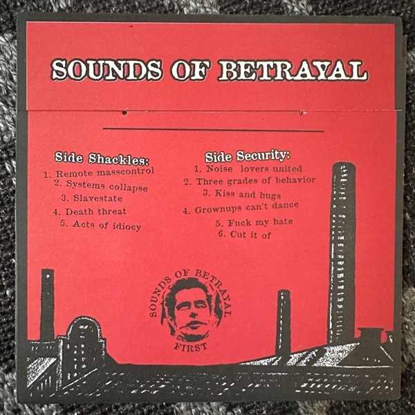 MAN IN SHACKLES / LAST SECURITY Split (Sounds Of Betrayal – Sweden original) (EX) 7"