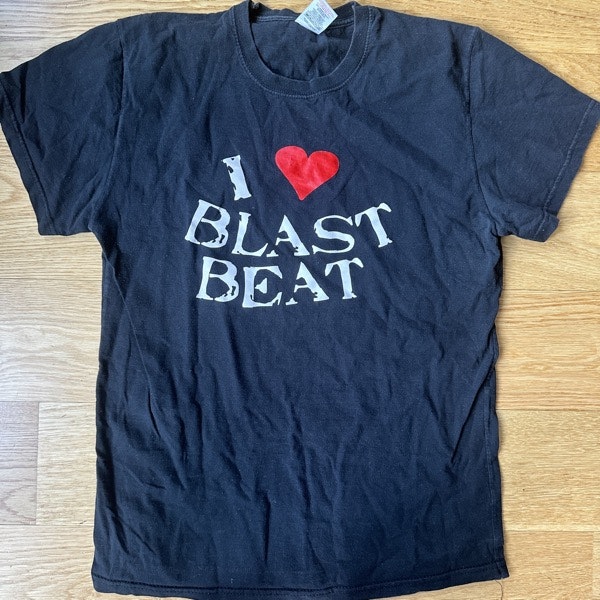 CYNESS I Love Blast Beats (S) (USED) T-SHIRT