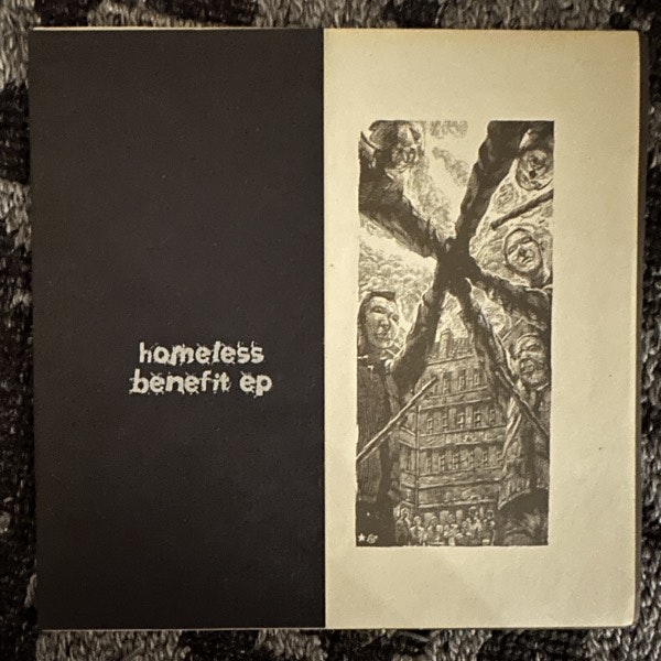 VARIOUS Homeless Benefit EP (Bad Card - France original) (EX/VG+) 7"