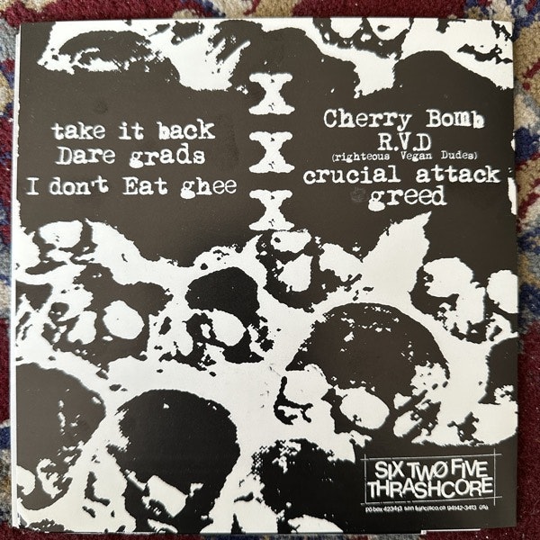 CRUCIAL ATTACK Crucial Attack (625 Thrashcore – USA original) (EX) 7"