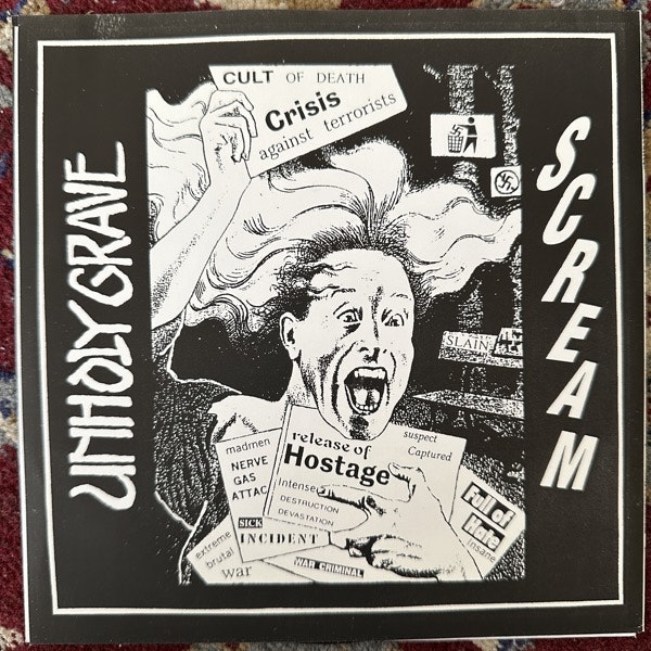 UNHOLY GRAVE / SHANK Scream / Creating Destroy (Sterilized Decay – UK original) (EX) 7"