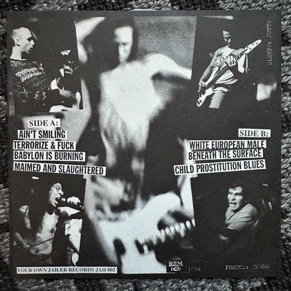 TIMES SQUARE PREACHERS Don't Be Numb!!! (Your Own Jailer - Sweden repress) (EX/VG+) 7"
