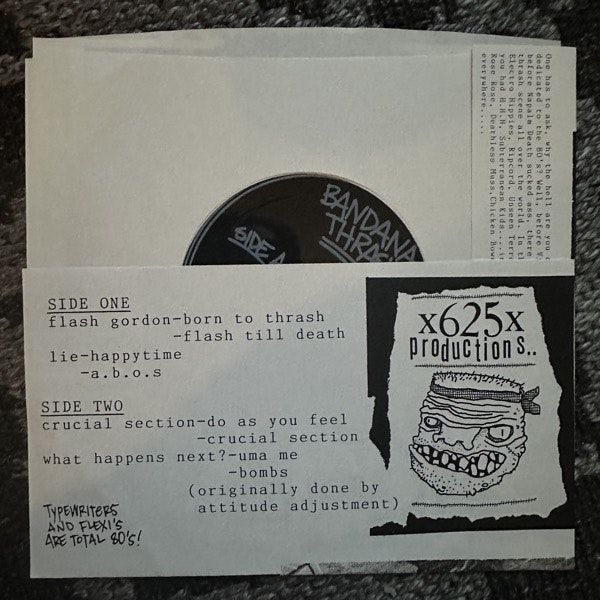 VARIOUS Bandana Thrash Vol.1 (625 Thrashcore – USA original) (EX) FLEXI 7"