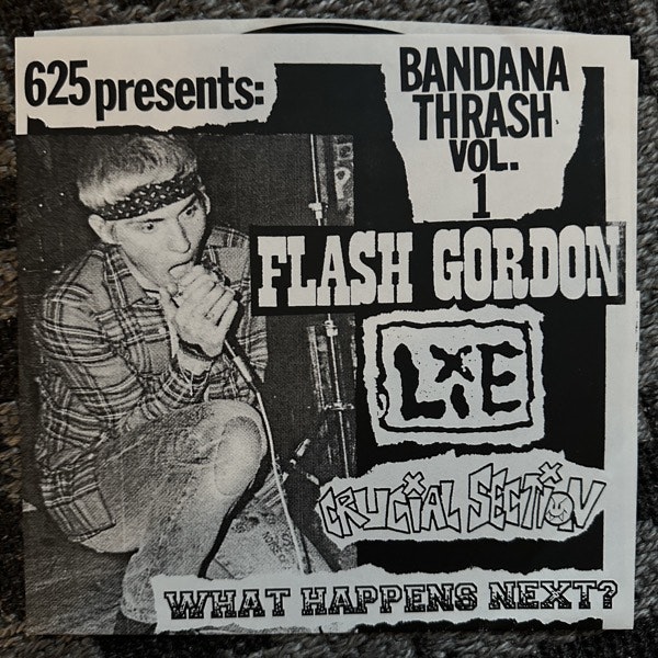 VARIOUS Bandana Thrash Vol.1 (625 Thrashcore – USA original) (EX) FLEXI 7"