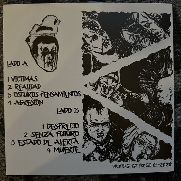 VÍCTIMAS Víctimas (Descomunal - Colombia original) (EX) 7"