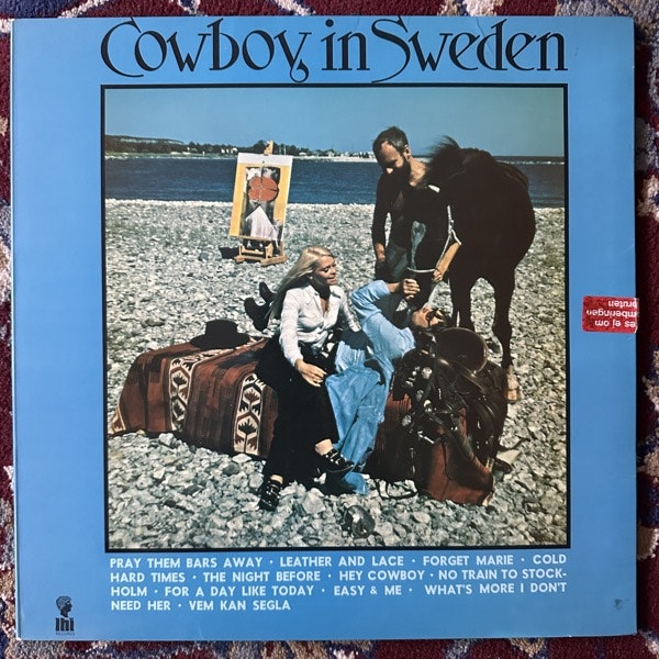 LEE HAZLEWOOD Cowboy In Sweden (LHI - Sweden original) (VG+/VG-) LP