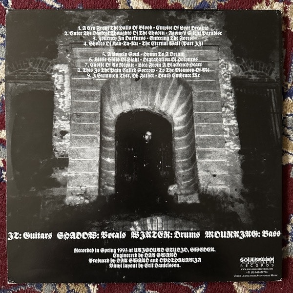 OPHTHALAMIA A Journey In Darkness (Soulseller - Netherlands reissue) (VG/VG+) LP