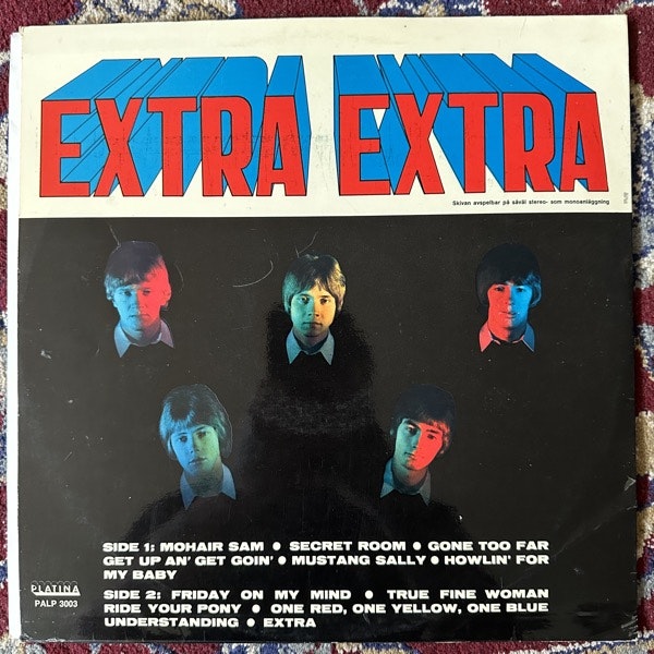 TAGES Extra Extra (Platina - Sweden original) (VG+/VG-) LP