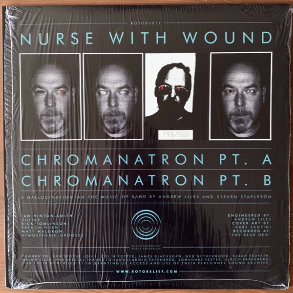 NURSE WITH WOUND Chromanatron (Rotorelief - France original) (EX/NM) PIC LP