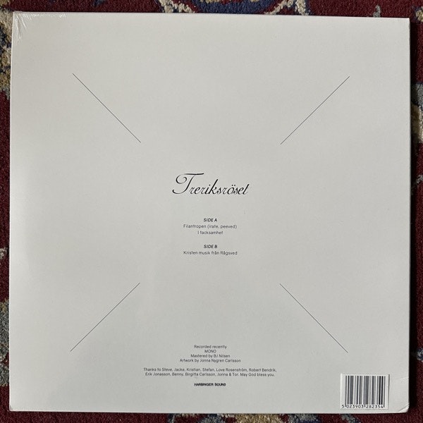 TRERIKSRÖSET Kristen Musik Från Rågsved (Harbinger Sound - UK original) (SS) LP
