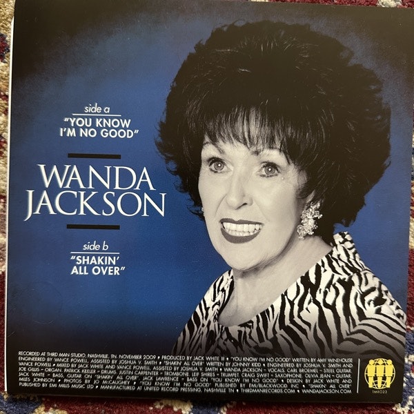 WANDA JACKSON You Know I'm No Good (Third Man - USA original) (EX) 7"