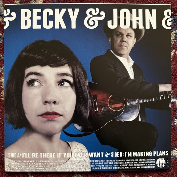 BECKY & JOHN I'll Be There If You Ever Want (Third Man - USA original) (EX) 7"