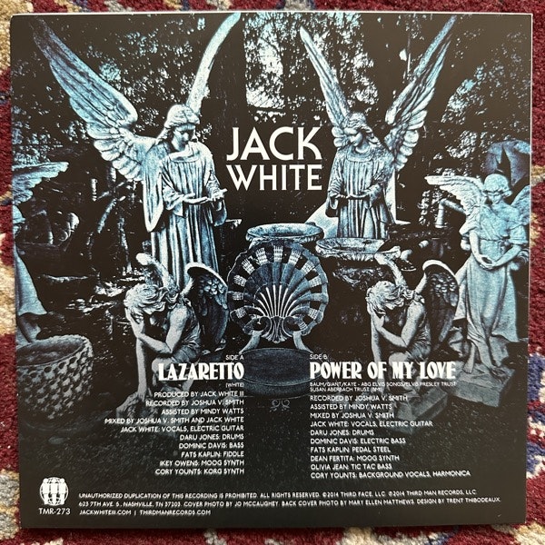 JACK WHITE Lazaretto (Third Man - USA original) (EX) 7"
