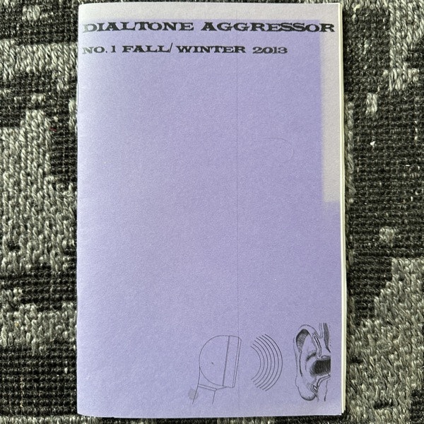 VARIOUS Dialtone Aggressor No.1 (Forever Escaping Boredom – USA original) (EX) FANZINE+CDR