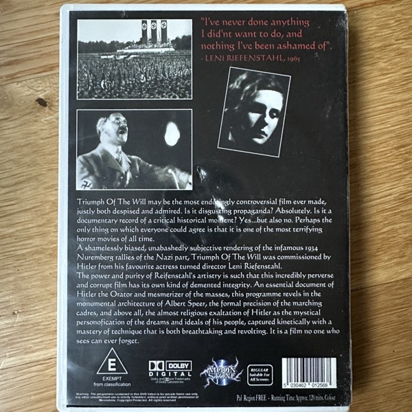 TRIUMPH OF THE WILL (VG) DVD