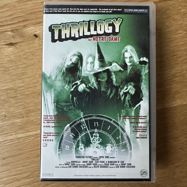 NOTRE DAME Thrillogy (Osmose - France original) (EX) VHS