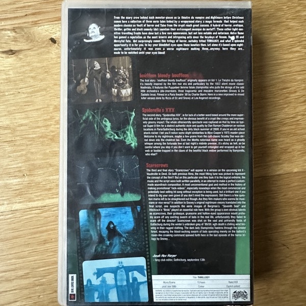 NOTRE DAME Thrillogy (Osmose - France original) (EX) VHS