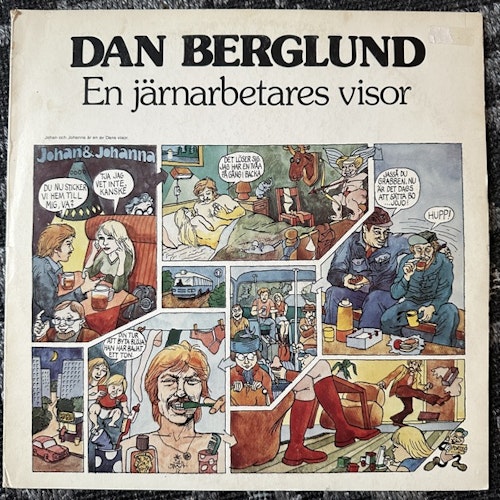 DAN BERGLUND En Järnarbetares Visor (Proletärkultur – Sweden original) (VG) LP