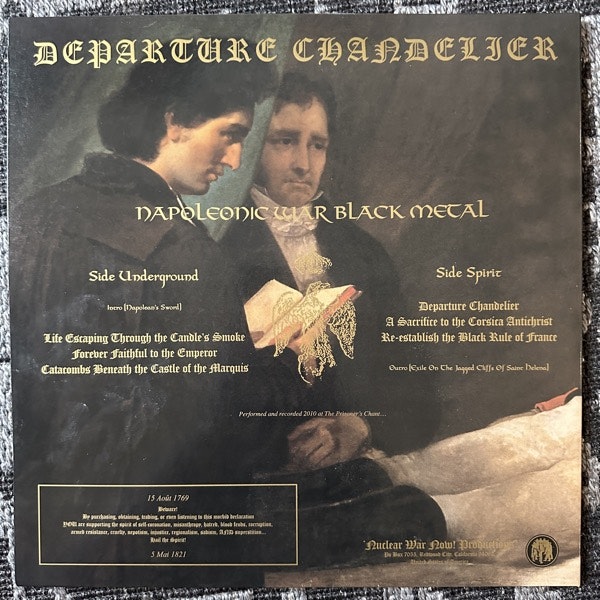 DEPARTURE CHANDELIER Antichrist Rise To Power (Nuclear War Now! - USA repress) (NM) LP