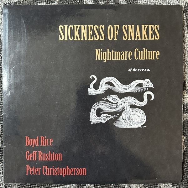 SICKNESS OF SNAKES Nightmare Culture (Soleilmoon - USA original) (VG+/EX) 12" EP