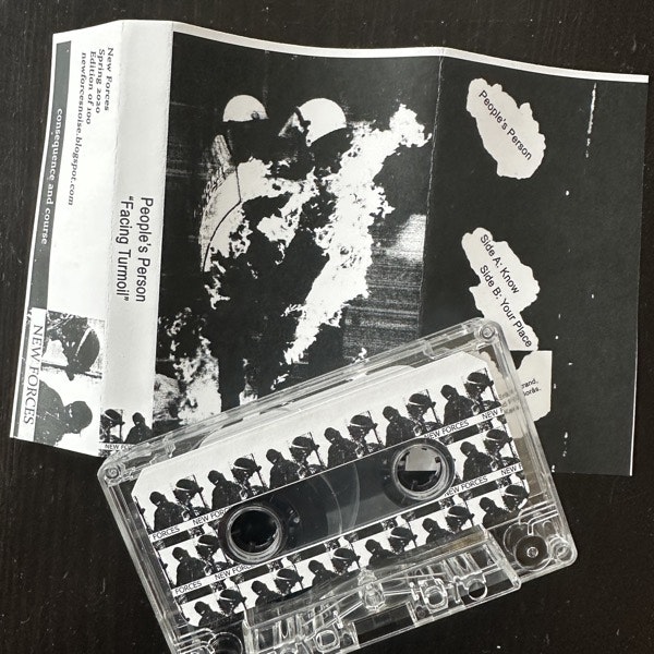 PEOPLE'S PERSON Facing Turmoil (New Forces - USA original) (EX) TAPE