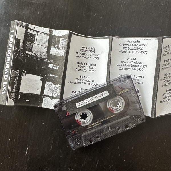 VARIOUS Underground USA (Mother Savage Noise - USA reissue) (EX) TAPE