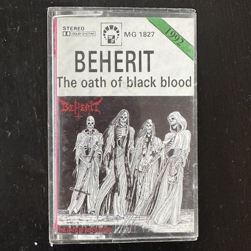 BEHERIT The Oath Of Black Blood (MG - Poland reissue) (VG+) TAPE