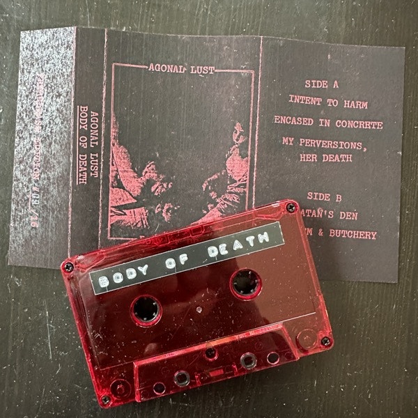 AGONAL LUST Body Of Death (Promo) (Self released - USA original) (NM) TAPE