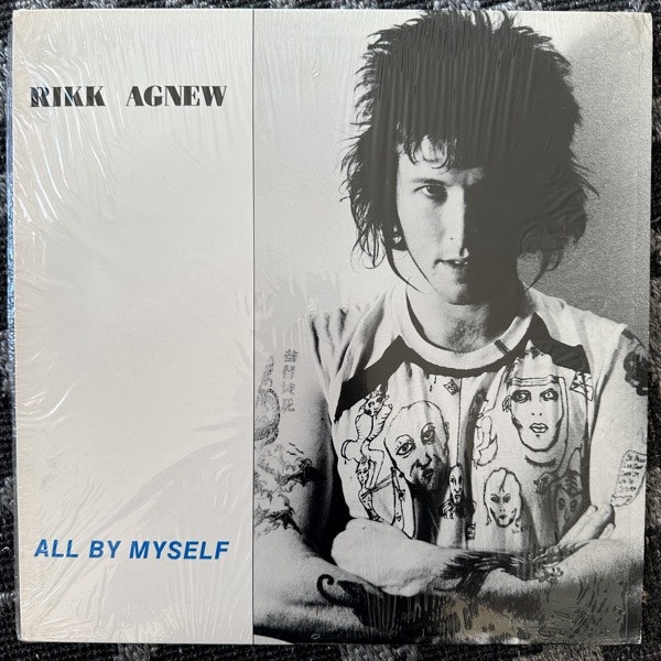 RIKK AGNEW All By Myself (Frontier - USA original) (EX/VG+) LP