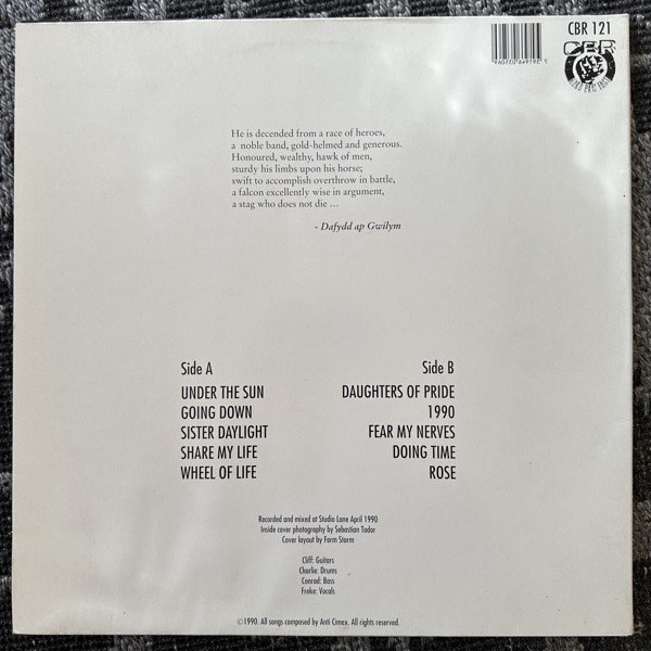 ANTI CIMEX Absolut Country Of Sweden (CBR - Sweden original) (VG+) LP