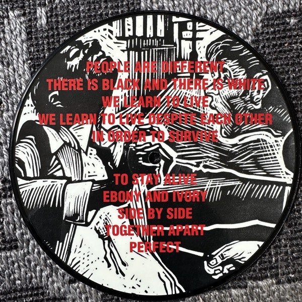 CON-DOM Colour Of A Man's Skin (Control Domination – UK original) (VG+) PIC 7"
