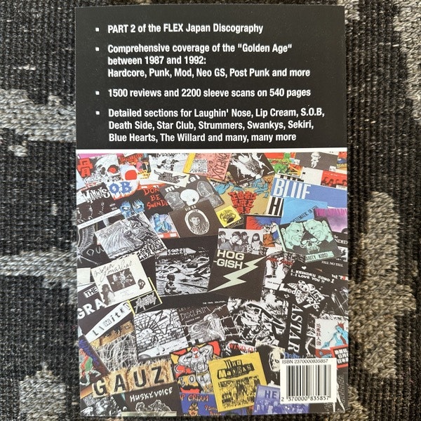 FLEX! Discography of Japanese Punk, Hardcore, Mod, Post Punk Part 2: 1987 - 1992 (NM) BOOK