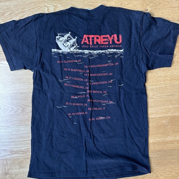 ATREYU Lead Sails Paper Anchor (XL) (USED) T-SHIRT