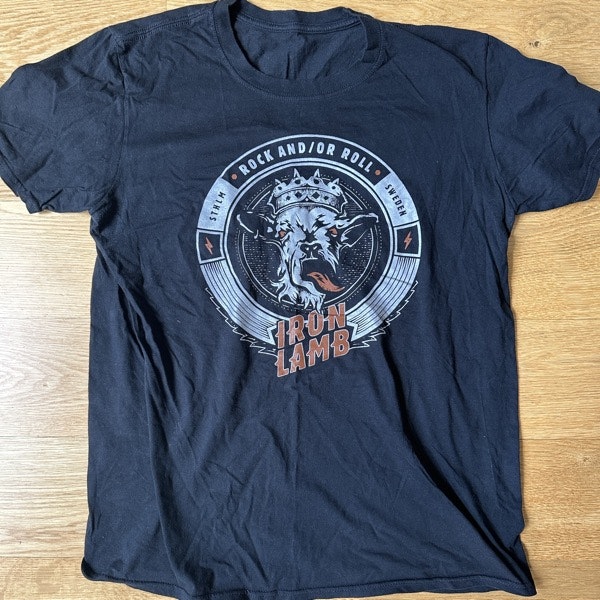IRON LAMB Rock And / Or Roll (M) (USED) T-SHIRT