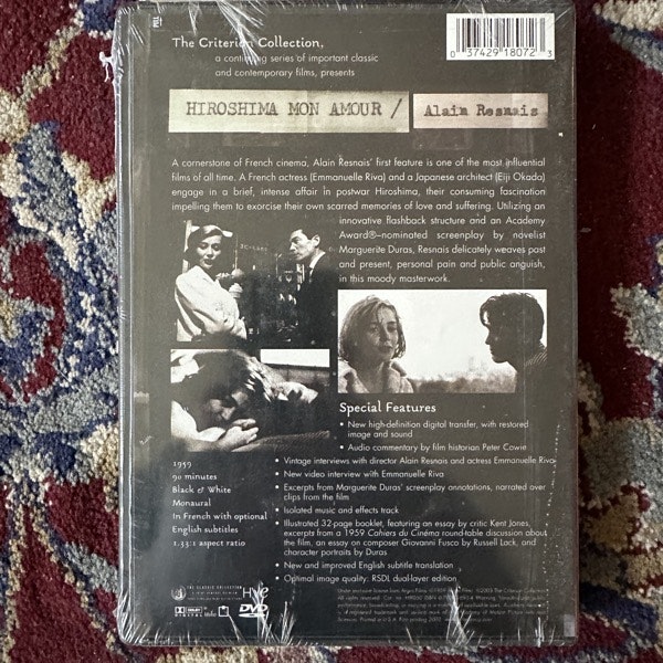 HIROSHIMA MON AMOUR (Criterion) (SS) DVD