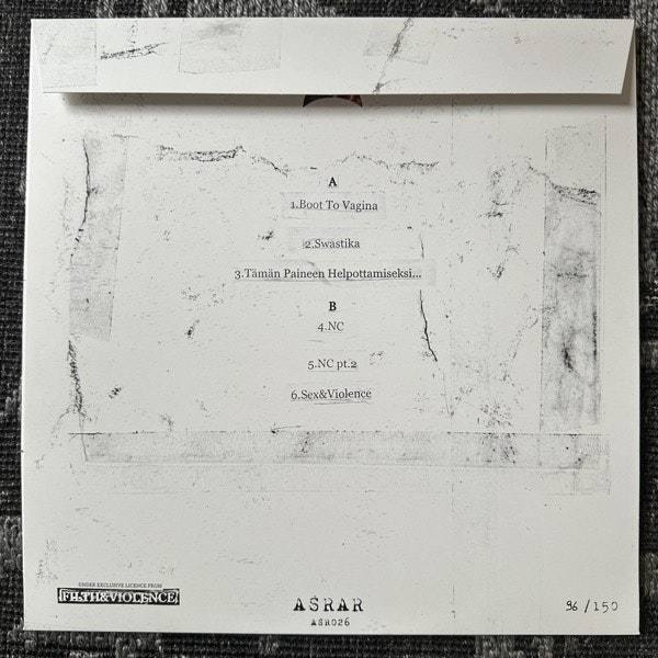 XENOPHOBIC EJACULATION Black Hole (ASRAR - Italy reissue) (NM) LP