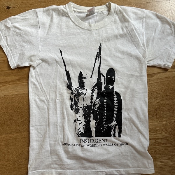 INSURGENT Minimalist Networking Walls of Hate (S) (USED) T-SHIRT