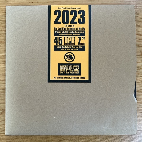 JUSTIFIED ANCIENTS OF MU MU, the / THE KLF 2023 - The Audiobook (Dead Perch - UK original) (EX/NM) 7" BOX