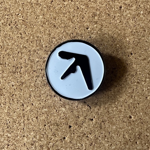 APHEX TWIN Logo (NM) METAL PIN