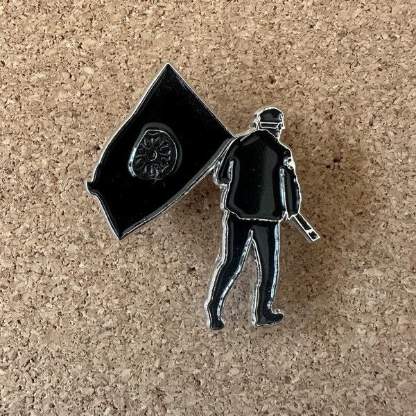 BRIGHTER DEATH NOW Flag (NM) METAL PIN