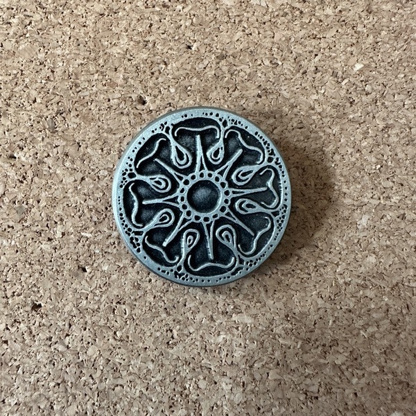 BRIGHTER DEATH NOW Logo (NM) METAL PIN