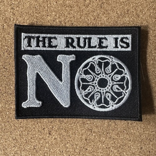 BRIGHTER DEATH NOW The Rule is No (NM) PATCH