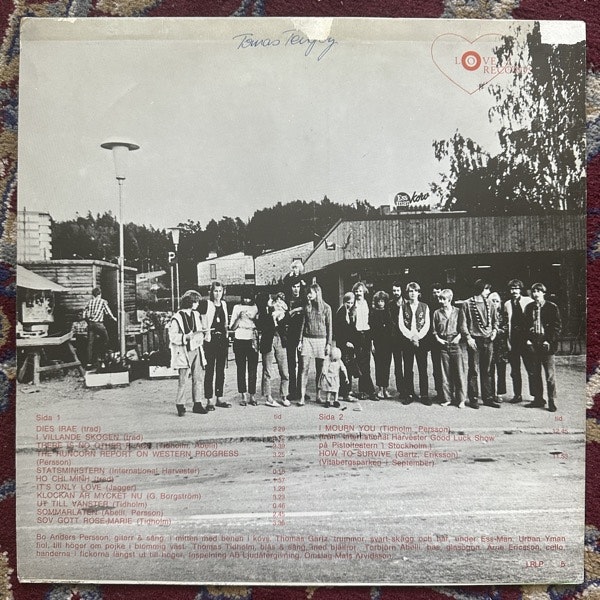 INTERNATIONAL HARVESTER Sov Gott Rose-Marie (Love - Sweden original) (VG/G) LP