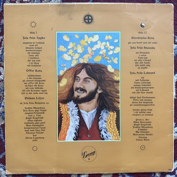 JOAKIM SKOGSBERG Jola Rota (Gump - Sweden original) (VG-/G) LP