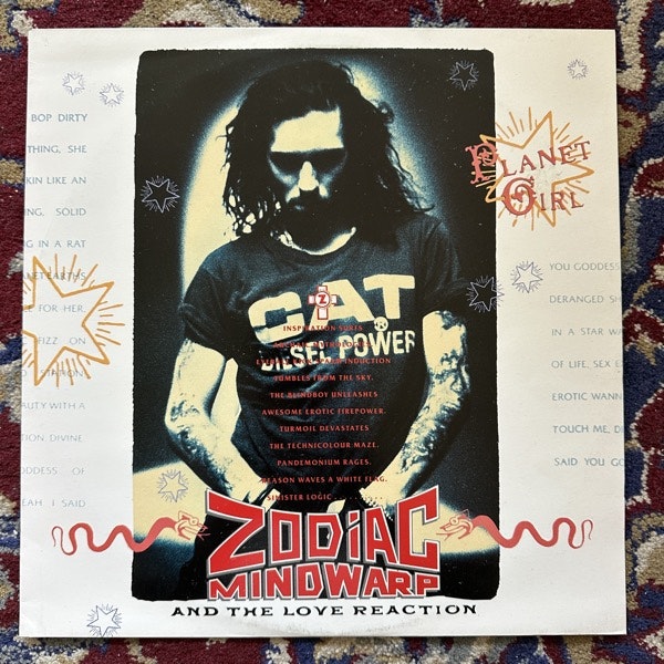 ZODIAC MINDWARP AND THE LOVE REACTION Planet Girl (Mercury - UK original) (VG+) 12"