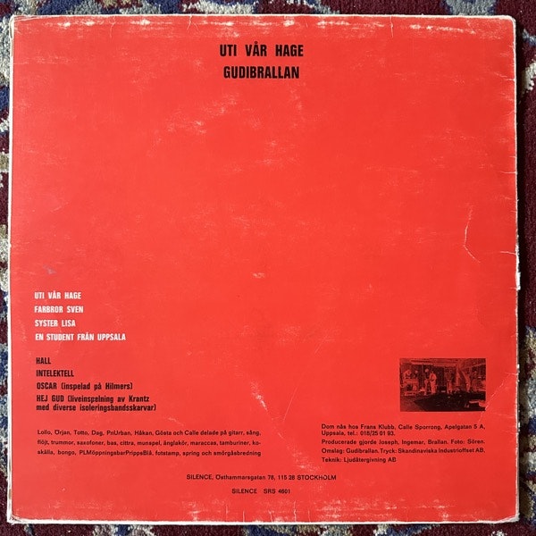 GUDIBRALLAN Uti Vår Hage (Silence - Sweden original) (VG-/VG) LP