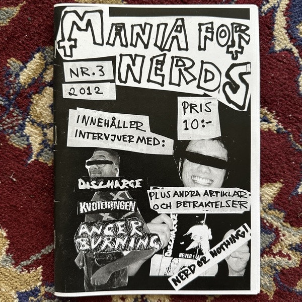 MANIA FOR NERDS #3 2012 (NM) FANZINE